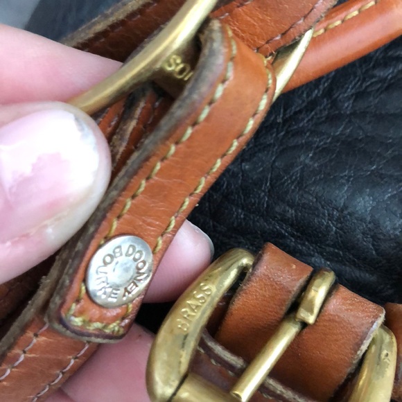 Rare Vintage Dooney & Bourke sherpa style Sm xbody - Picture 4 of 8